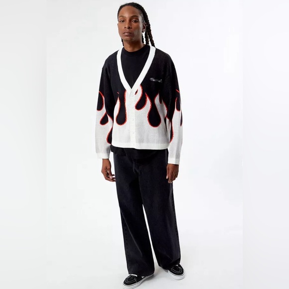 Men’s PacSun - Pacific Sunwear Flame Cardigan Size: Medium - Picture 4 of 10